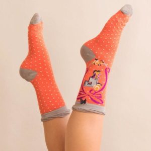 Powder Bamboo Alphabet Initial Socks F - Image 2