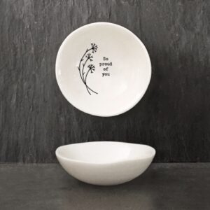 East of India Small Wobbly Bowl - So Proud Of You