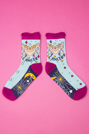 Cancer Zodiac Socks By Powder