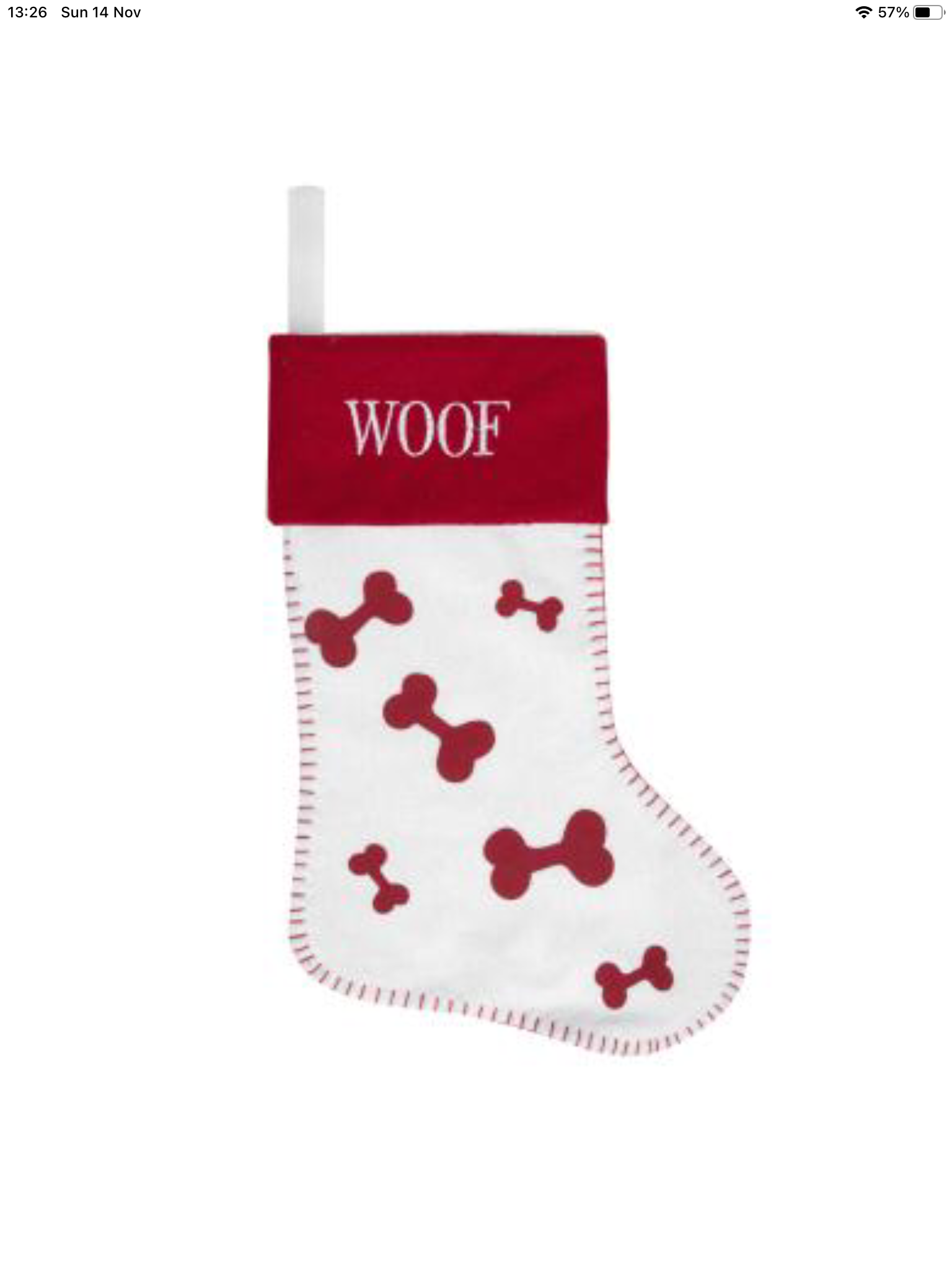 Dog Christmas Stocking