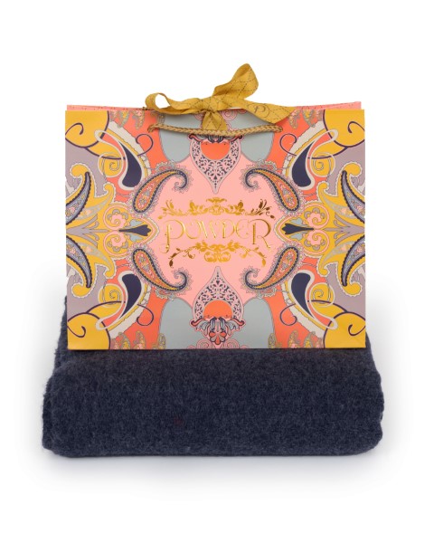 Powder Carolyn Scarf Navy - Image 3