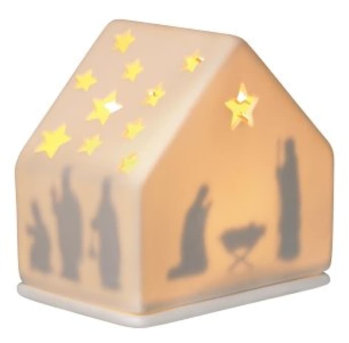 Rader Design Porcelain Nativity Scene Crib