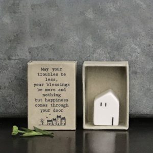 East of India Matchbox House - May Your Troubles