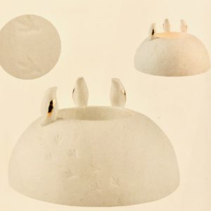 Rader Design Porcelain Stories Tea Light Holder Penguin In Gold
