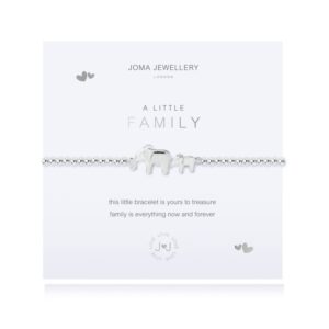 Joma Jewellery - Silver Triple Plated Bracelet - Elephant Family