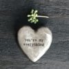East of India - Rustic Heart Token Charms - You're My Everything 7305East of India - Rustic Heart Charms - You're My Everything 7305