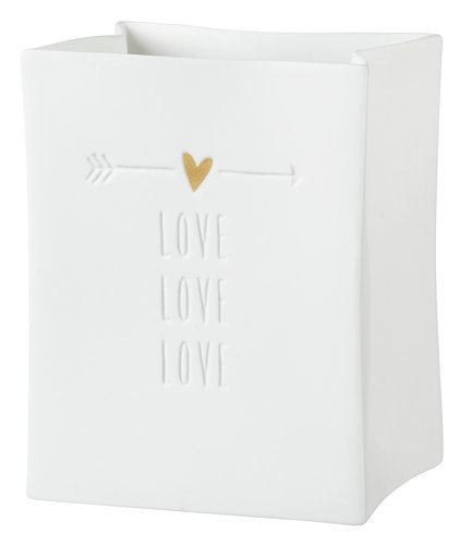 Rader Design Porcelain Light Bags Love Love Love