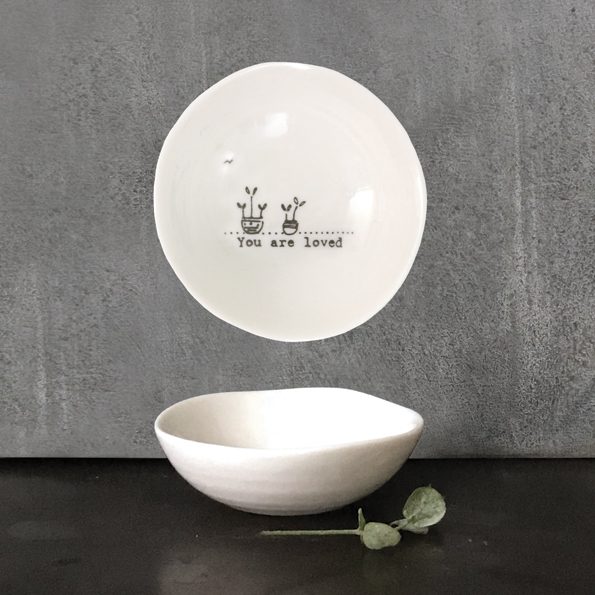East of India Small Wobbly Bowl - You Are Loved