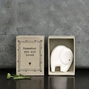 East of India Matchbox Elephant - You Are Loved