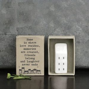 East of India Matchbox House - Home Is Where Love Resides