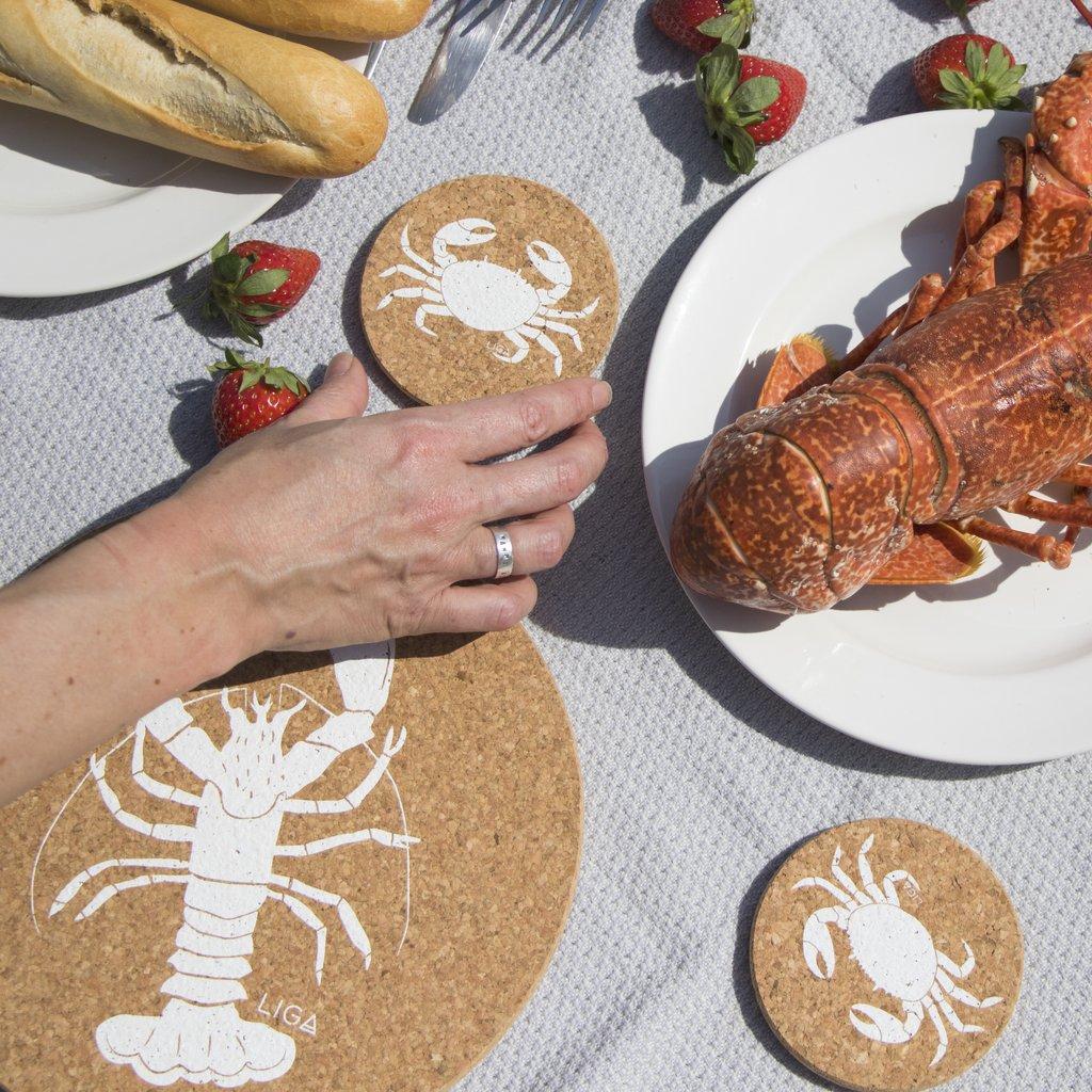 Cork Lobster Coaster - Image 2