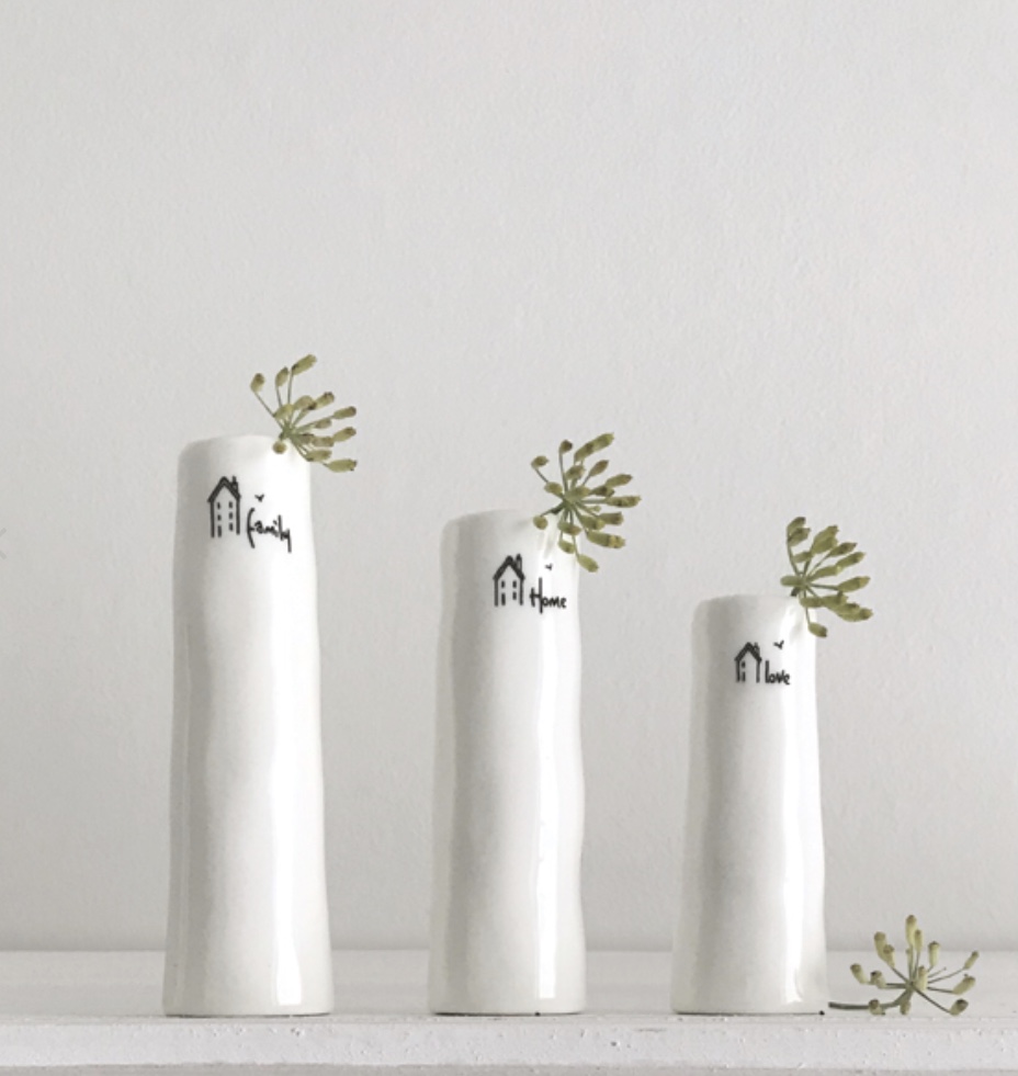 East of India Trio Of Bud Vases - Family Home Love