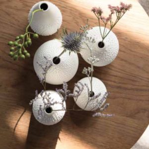 Rader Design White Beaded Vase Design 4 - Image 3