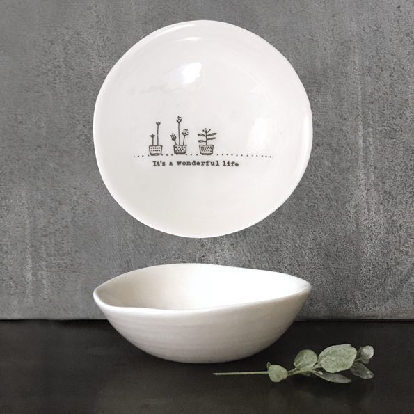 East of India Medium Wobbly Bowl - Wonderful Life