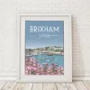 Brixham A4 Framed Print