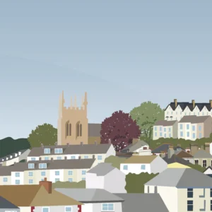 Brixham A4 Framed Print Close Up 3