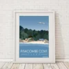 Fishcombe Cove Brixham A4 Framed Print