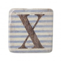 Alphabet Coaster Letter X