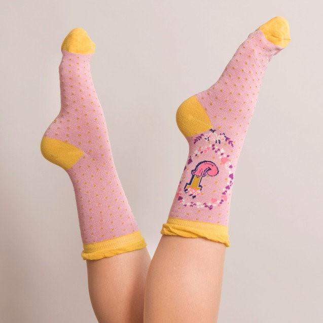 Powder Bamboo Alphabet Initial Socks J - Image 2