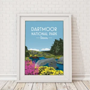 Dartmoor A4 Framed Print