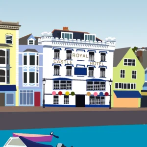 Dartmouth A4 Framed Print Close Up1