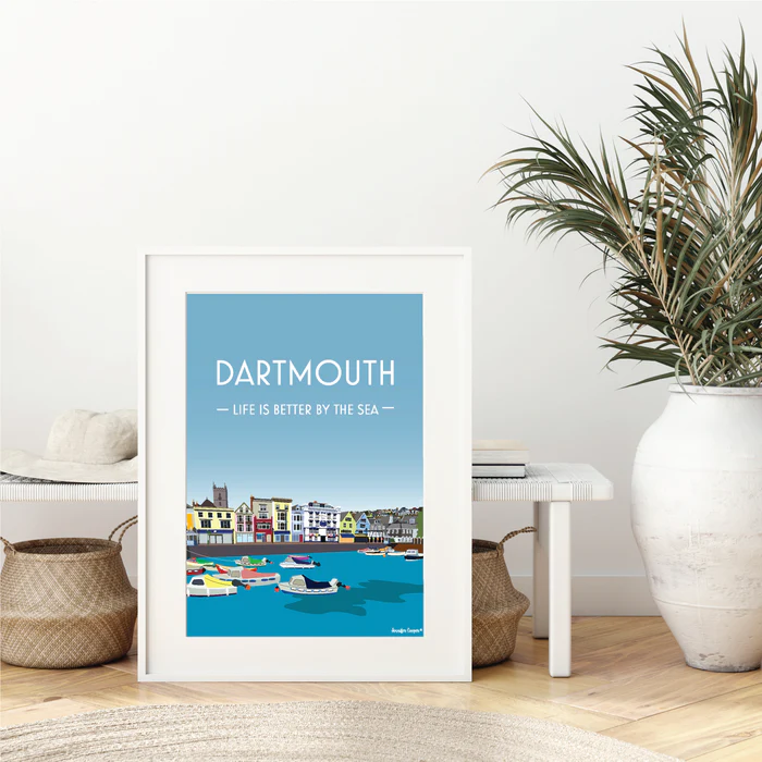 Dartmouth A4 Framed Print Lifestyle