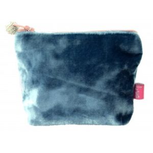 Lua Design Velvet Coin Purse Teal