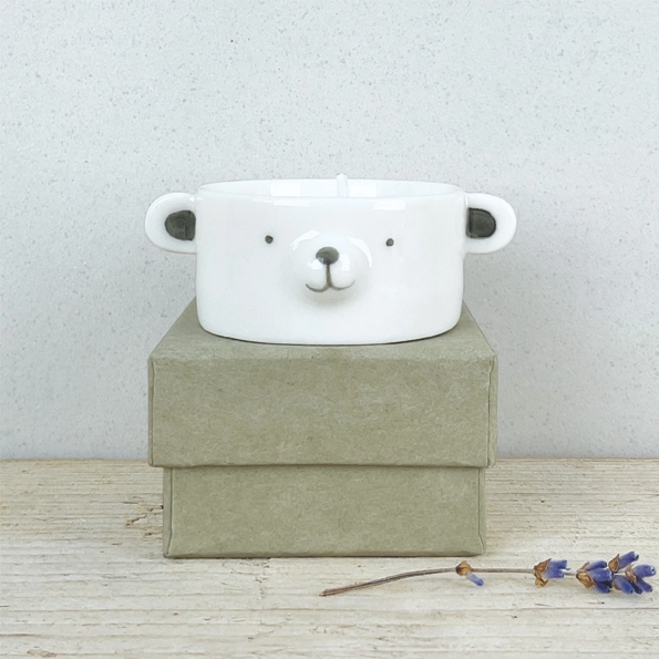 East of India - Animal Tea Light Holder - Bear 6077 Boxed