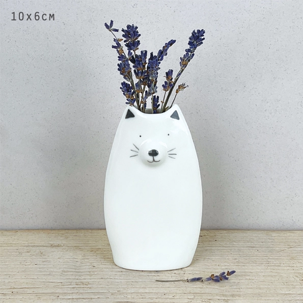 East of India - Animal Vase - Cat 6070C