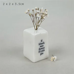 East of India - Cube Holder - If Friends Were Flowers 5855D