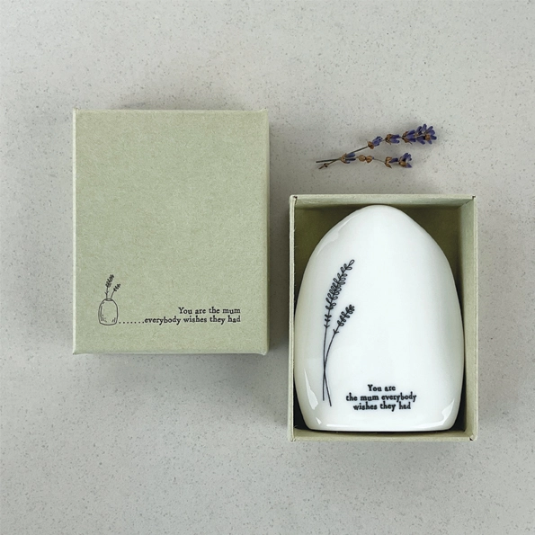 East of India - Flat Vase - You Are The Mum 5788 Boxed