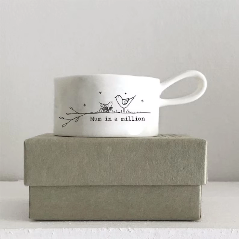 East of India - Handled Tea Light Holder - Mum in a million - Boxed