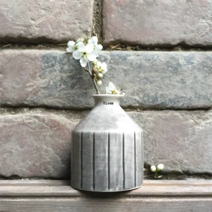 East of India - Rustic Stripe Vase - Bloom 7242