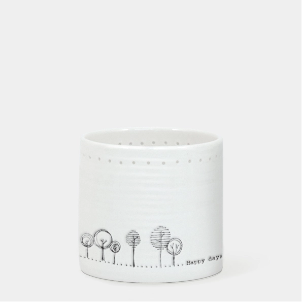 East of India - Tealight Holder - Happy Days - 5703 Single