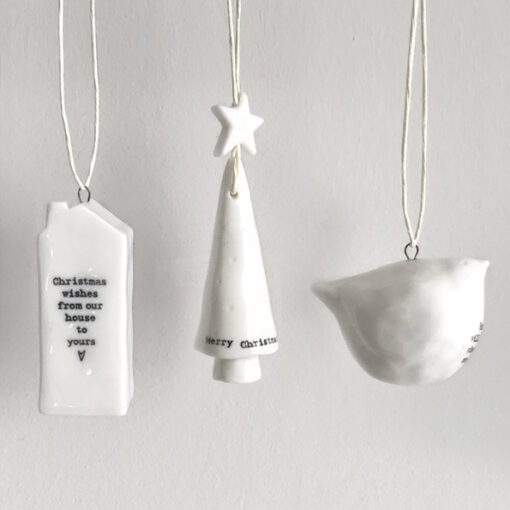 Hanging Christmas Tree Decoration By East Of India - Image 2