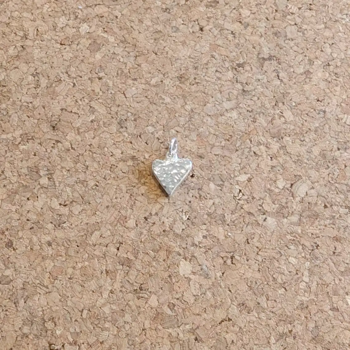 MH Sterling Silver Necklace - Heart Pendant Close Up