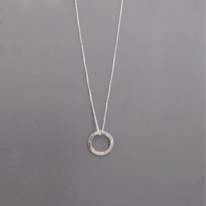 MH Sterling Silver Necklace - Sentiment Discs - Daughter - Pendant