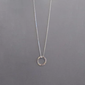 MH Sterling Silver Necklace - Sentiment Discs - Love Love Love - Pendant