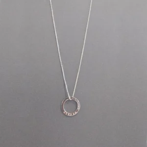 MH Sterling Silver Necklace - Sentiment Discs - Sister - Pendant