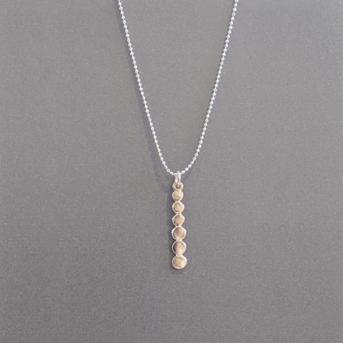 MH Sterling Silver Necklace - Six Dot Pendant