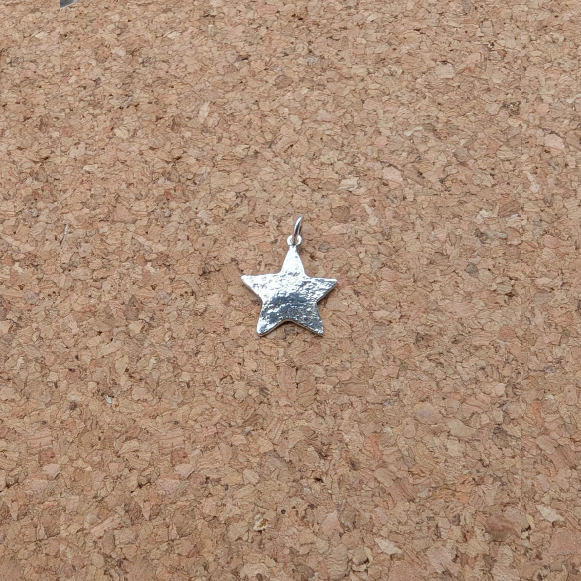 MH Sterling Silver Necklace - Star Pendant Close Up