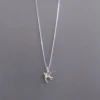 MH Sterling Silver Necklace - Swallow Bird Pendant