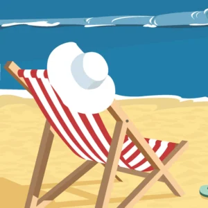 Relaxing Devon A4 Framed Print Close Up 1