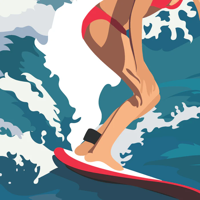 Stay Wild Ocean Child A4 Framed Print Close Up