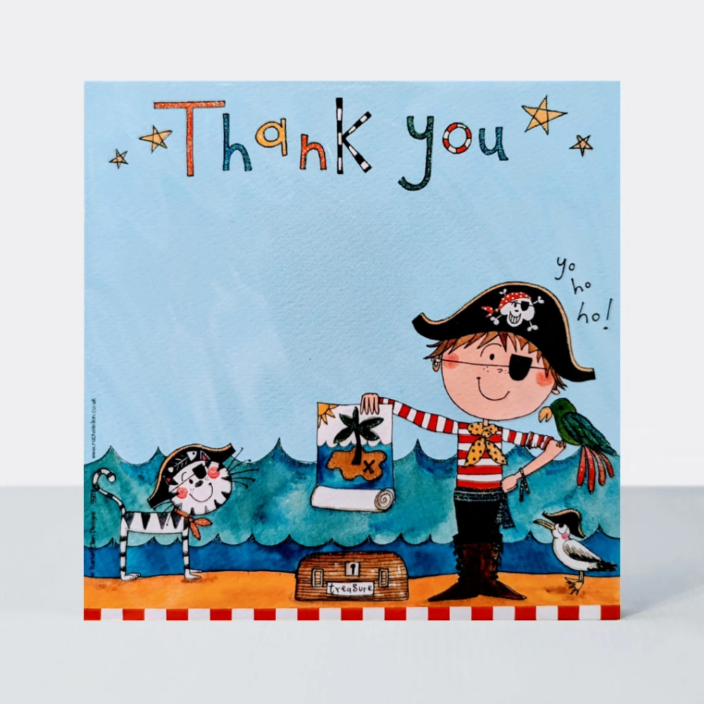 Card - Pirate Thank You Notes - SS87