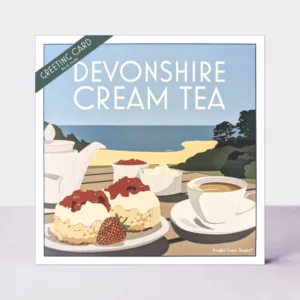 Cards - Devonshire Cream Tea Print Greeting Card