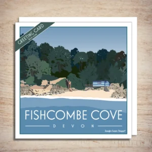 Cards - Fishcombe Cove Devon Print Greeting Card