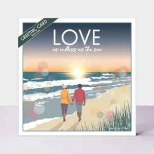 Cards - Love As Endless As The Sea Print Greeting Card