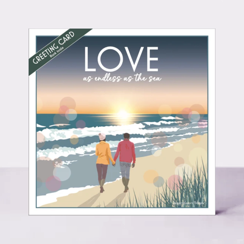Cards - Love As Endless As The Sea Print Greeting Card