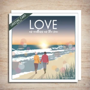 Cards - Love As Endless As The Sea Print Greeting Card